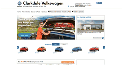 Desktop Screenshot of clarkdalevw.ca